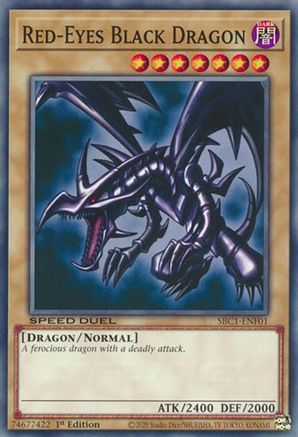 Red-Eyes Black Dragon (SBC1-ENF01) - Speed Duel: Streets of Battle City 1st Edition - Premium Yugioh Single from Konami - Just $1! Shop now at Game Crave Tournament Store