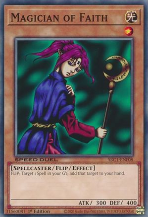 Magician of Faith (F) (SBC1-ENF08) - Speed Duel: Streets of Battle City 1st Edition - Premium Yugioh Single from Konami - Just $0.25! Shop now at Game Crave Tournament Store