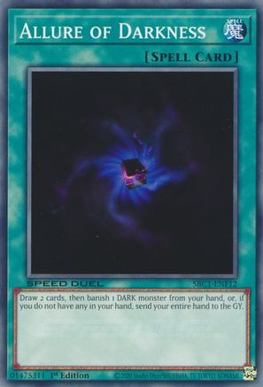 Allure of Darkness (SBC1-ENF12) - Speed Duel: Streets of Battle City 1st Edition - Premium Yugioh Single from Konami - Just $0.12! Shop now at Game Crave Tournament Store