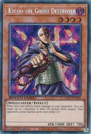 Kycoo the Ghost Destroyer (Secret Rare) (SBC1-ENG06) - Speed Duel: Streets of Battle City 1st Edition - Premium Yugioh Single from Konami - Just $3.46! Shop now at Game Crave Tournament Store