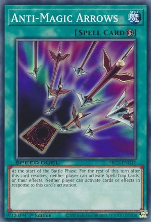 Anti-Magic Arrows (SBC1-ENG11) - Speed Duel: Streets of Battle City 1st Edition - Premium Yugioh Single from Konami - Just $0.26! Shop now at Game Crave Tournament Store