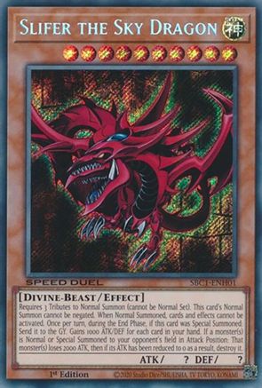 Slifer the Sky Dragon (SBC1-ENH01) - Speed Duel: Streets of Battle City 1st Edition - Premium Yugioh Single from Konami - Just $0.41! Shop now at Game Crave Tournament Store