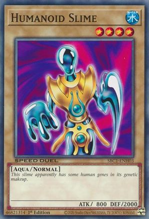 Humanoid Slime (SBC1-ENH03) - Speed Duel: Streets of Battle City 1st Edition - Premium Yugioh Single from Konami - Just $0.25! Shop now at Game Crave Tournament Store