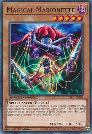 Magical Marionette (SBC1-ENI08) - Speed Duel: Streets of Battle City 1st Edition - Premium Yugioh Single from Konami - Just $0.25! Shop now at Game Crave Tournament Store