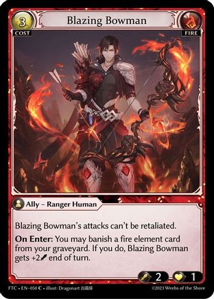 Blazing Bowman (FRACTURED CROWN) - Premium Grand Archive Single from Fractured Crown - Just $0.25! Shop now at Game Crave Tournament Store