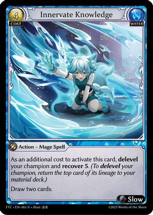 Innervate Knowledge (FRACTURED CROWN) - Premium Grand Archive Single from Fractured Crown - Just $0.26! Shop now at Game Crave Tournament Store