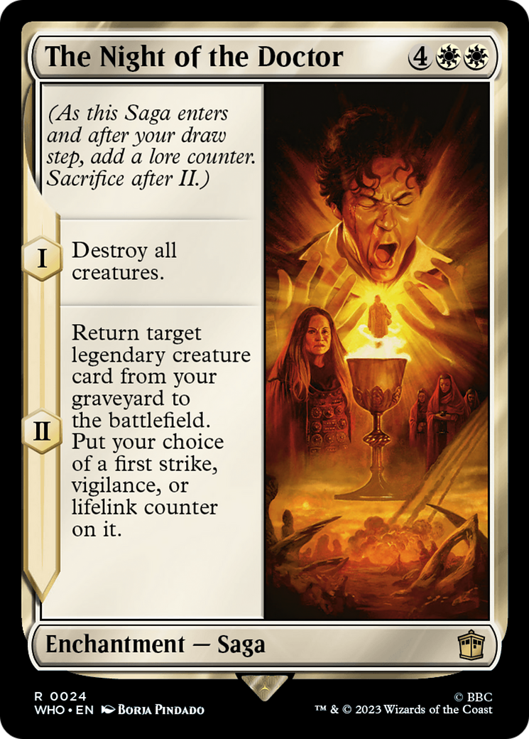The Night of the Doctor (WHO-024) - Doctor Who - Premium MTG Single from Wizards of the Coast - Just $0.08! Shop now at Game Crave Tournament Store