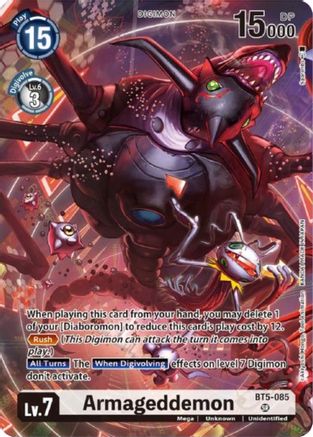 Armageddemon (Tamer Goods Set Diaboromon) (BT5-085) - Battle of Omni Foil - Premium Digimon Single from Bandai - Just $1.01! Shop now at Game Crave Tournament Store