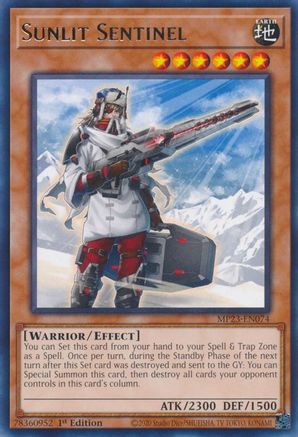 Sunlit Sentinel (MP23-EN074) - 25th Anniversary Tin: Dueling Heroes Mega Pack 1st Edition - Premium Yugioh Single from Konami - Just $0.25! Shop now at Game Crave Tournament Store