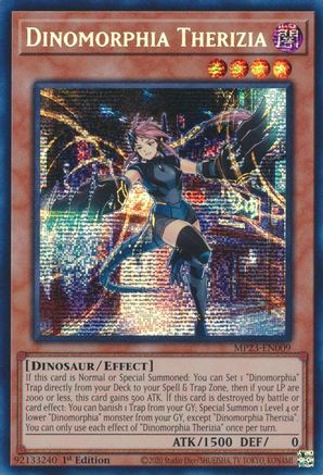 Dinomorphia Therizia (MP23-EN009) - 25th Anniversary Tin: Dueling Heroes Mega Pack 1st Edition - Premium Yugioh Single from Konami - Just $0.25! Shop now at Game Crave Tournament Store