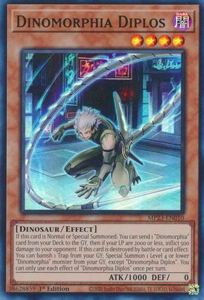 Dinomorphia Diplos (MP23-EN010) - 25th Anniversary Tin: Dueling Heroes Mega Pack 1st Edition - Premium Yugioh Single from Konami - Just $0.25! Shop now at Game Crave Tournament Store