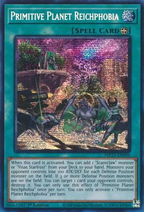 Primitive Planet Reichphobia (MP23-EN096) - 25th Anniversary Tin: Dueling Heroes Mega Pack 1st Edition - Premium Yugioh Single from Konami - Just $0.25! Shop now at Game Crave Tournament Store