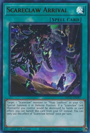 Scareclaw Arrival (MP23-EN097) - 25th Anniversary Tin: Dueling Heroes Mega Pack 1st Edition - Premium Yugioh Single from Konami - Just $0.26! Shop now at Game Crave Tournament Store