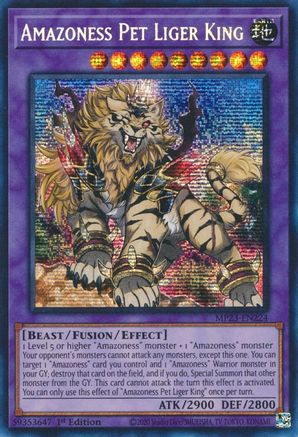 Amazoness Pet Liger King (MP23-EN224) - 25th Anniversary Tin: Dueling Heroes Mega Pack 1st Edition - Premium Yugioh Single from Konami - Just $0.08! Shop now at Game Crave Tournament Store