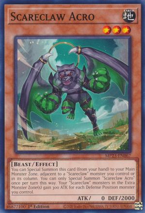 Scareclaw Acro (MP23-EN067) - 25th Anniversary Tin: Dueling Heroes Mega Pack 1st Edition - Premium Yugioh Single from Konami - Just $0.25! Shop now at Game Crave Tournament Store