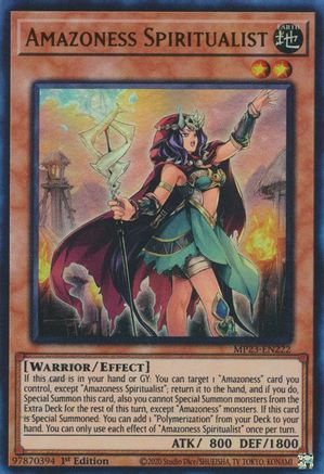 Amazoness Spiritualist (MP23-EN222) - 25th Anniversary Tin: Dueling Heroes Mega Pack 1st Edition - Premium Yugioh Single from Konami - Just $0.25! Shop now at Game Crave Tournament Store
