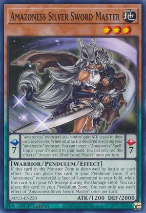 Amazoness Silver Sword Master (MP23-EN220) - 25th Anniversary Tin: Dueling Heroes Mega Pack 1st Edition - Premium Yugioh Single from Konami - Just $0.25! Shop now at Game Crave Tournament Store