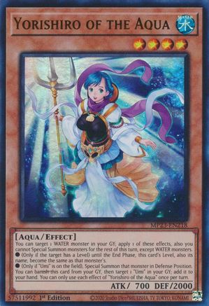 Yorishiro of the Aqua (MP23-EN218) - 25th Anniversary Tin: Dueling Heroes Mega Pack 1st Edition - Premium Yugioh Single from Konami - Just $0.25! Shop now at Game Crave Tournament Store
