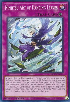 Ninjitsu Art of Dancing Leaves (MP23-EN212) - 25th Anniversary Tin: Dueling Heroes Mega Pack 1st Edition - Premium Yugioh Single from Konami - Just $0.25! Shop now at Game Crave Tournament Store