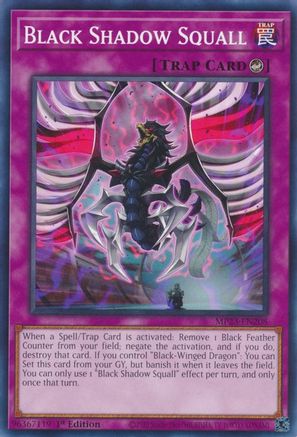 Black Shadow Squall (MP23-EN208) - 25th Anniversary Tin: Dueling Heroes Mega Pack 1st Edition - Premium Yugioh Single from Konami - Just $0.25! Shop now at Game Crave Tournament Store