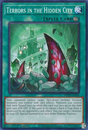 Terrors in the Hidden City (MP23-EN206) - 25th Anniversary Tin: Dueling Heroes Mega Pack 1st Edition - Premium Yugioh Single from Konami - Just $0.25! Shop now at Game Crave Tournament Store