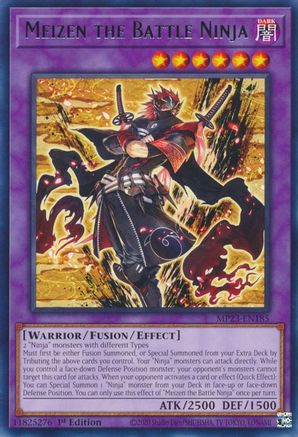 Meizen the Battle Ninja (MP23-EN185) - 25th Anniversary Tin: Dueling Heroes Mega Pack 1st Edition - Premium Yugioh Single from Konami - Just $0.25! Shop now at Game Crave Tournament Store