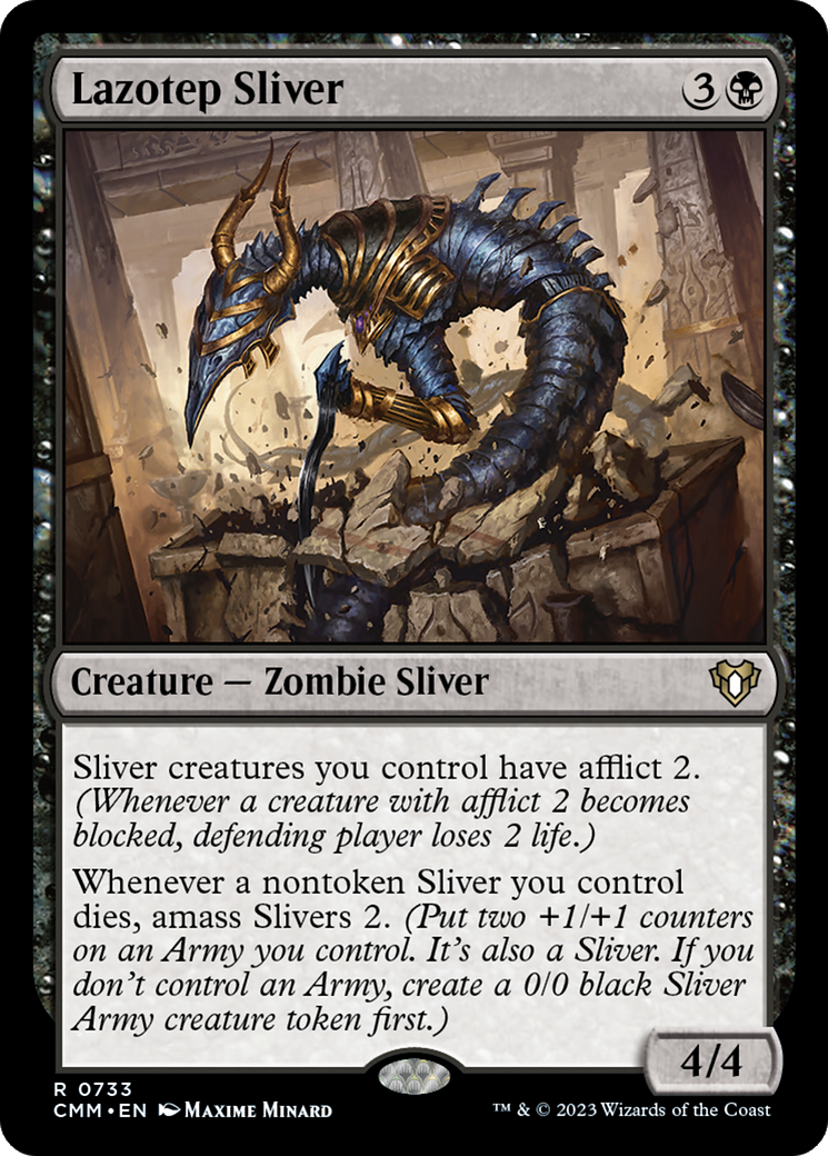 Lazotep Sliver (CMM-733) - Commander Masters - Premium MTG Single from Wizards of the Coast - Just $1.60! Shop now at Game Crave Tournament Store