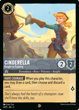 Cinderella - Knight in Training (14) - Disney Lorcana Promo Cards Cold Foil - Premium Lorcana Single from Disney Lorcana Promo Cards - Just $0.14! Shop now at Game Crave Tournament Store