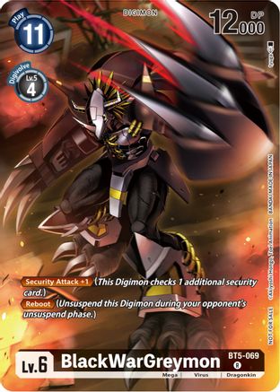 BlackWarGreymon (Tamer Party Pack -The Beginning-) (BT5-069) - Battle of Omni - Premium Digimon Single from Bandai - Just $0.41! Shop now at Game Crave Tournament Store
