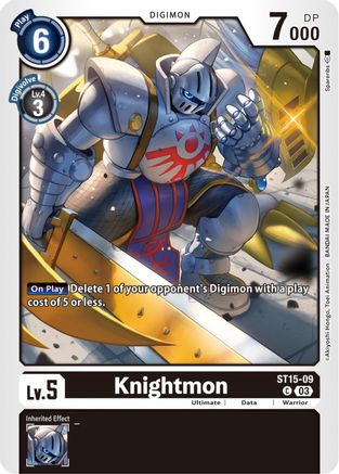 Knightmon (ST15-09) - Starter Deck 15: Dragon of Courage - Premium Digimon Single from Bandai - Just $0.08! Shop now at Game Crave Tournament Store