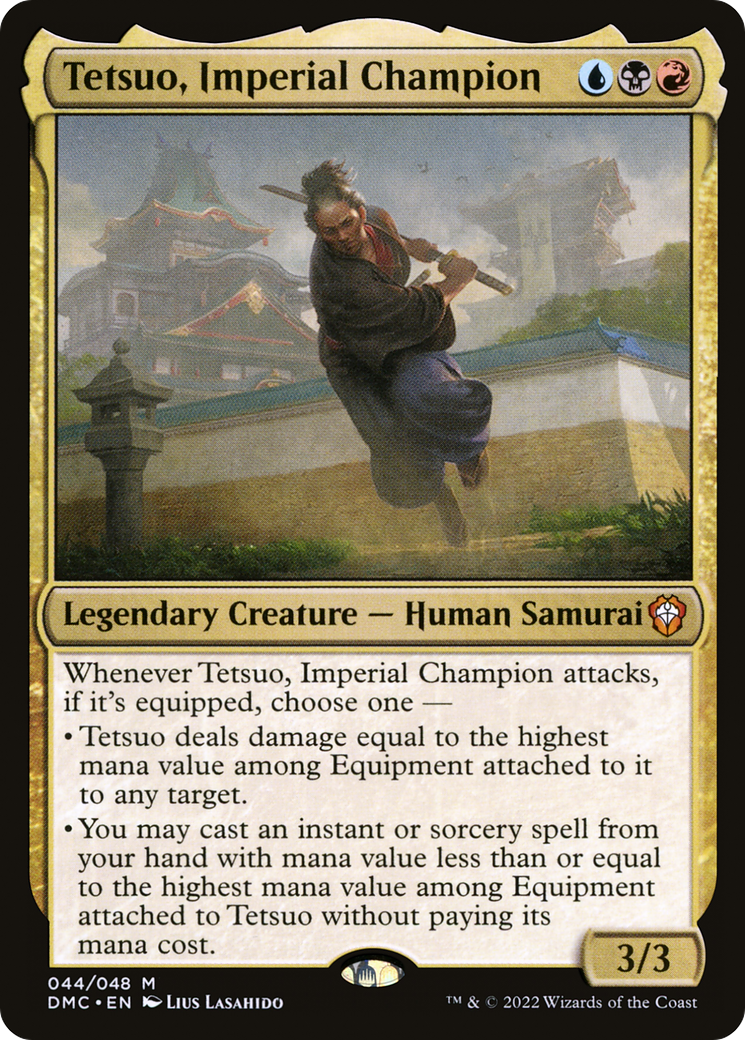 Tetsuo, Imperial Champion (DMC-044) - Dominaria United Commander Foil - Premium MTG Single from Wizards of the Coast - Just $0.10! Shop now at Game Crave Tournament Store