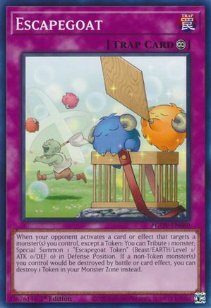 Escapegoat (AGOV-EN080) - Age of Overlord 1st Edition - Premium Yugioh Single from Konami - Just $0.25! Shop now at Game Crave Tournament Store