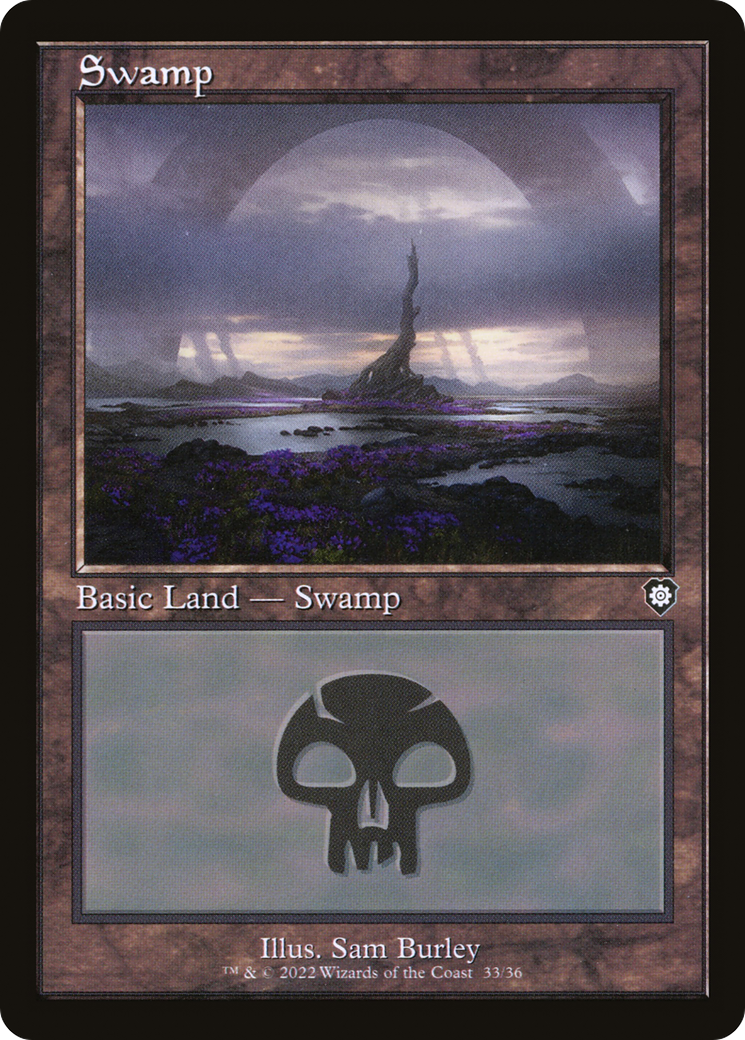 Swamp (BRC-033) - The Brothers' War Commander - Premium MTG Single from Wizards of the Coast - Just $0.08! Shop now at Game Crave Tournament Store