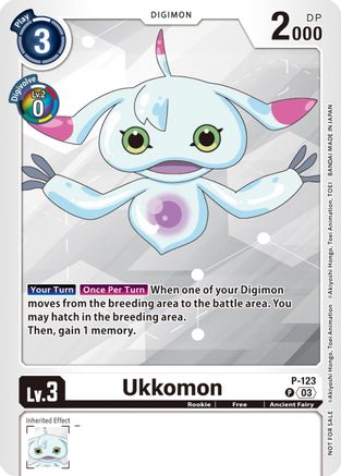 Ukkomon - P-123 (NYCC 2023 Demo Deck) (P-123) - Digimon Promotion Cards - Premium Digimon Single from Bandai - Just $1.82! Shop now at Game Crave Tournament Store