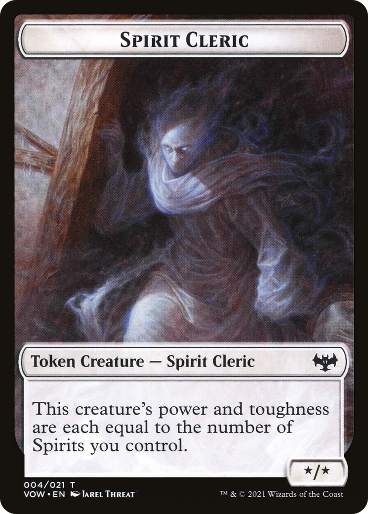 Spirit Cleric (TVOW-004) - Innistrad: Crimson Vow Tokens Foil - Premium MTG Single from Wizards of the Coast - Just $0! Shop now at Game Crave Tournament Store