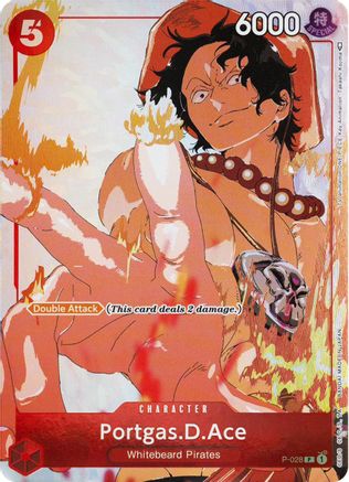 Portgas.D.Ace (Gift Collection 2023) (P-028) - One Piece Promotion Cards Foil - Premium One Piece Single from Bandai - Just $3.55! Shop now at Game Crave Tournament Store