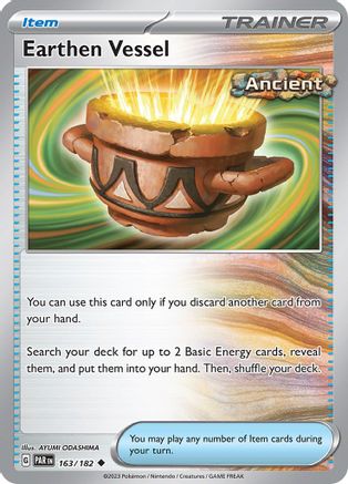 Earthen Vessel 163 - SV04 Paradox Rift - Premium Pokemon Single from Nintendo - Just $0.65! Shop now at Game Crave Tournament Store