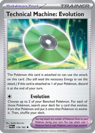 Technical Machine: Evolution 178 - SV04 Paradox Rift - Premium Pokemon Single from Nintendo - Just $0.08! Shop now at Game Crave Tournament Store