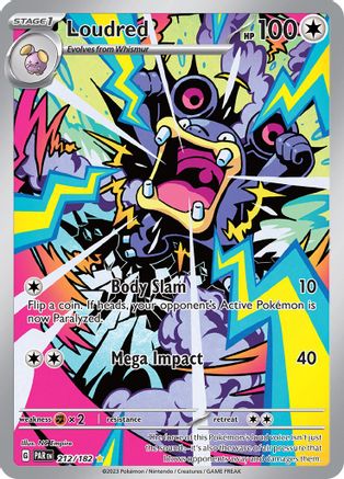 Loudred - 212/182 212 - SV04 Paradox Rift Holofoil - Premium Pokemon Single from Nintendo - Just $1.65! Shop now at Game Crave Tournament Store