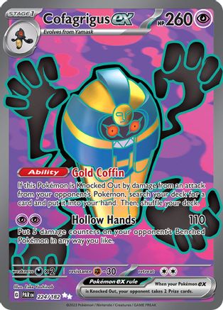 Cofagrigus ex 224 - SV04 Paradox Rift Holofoil - Premium Pokemon Single from Nintendo - Just $0.38! Shop now at Game Crave Tournament Store