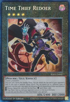 Time Thief Redoer (PCR) (RA01-EN041) - 25th Anniversary Rarity Collection 1st Edition - Premium Yugioh Single from Konami - Just $0.49! Shop now at Game Crave Tournament Store