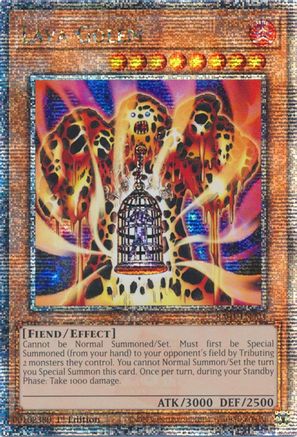 Lava Golem (Quarter Century Secret Rare) (RA01-EN001) - 25th Anniversary Rarity Collection 1st Edition - Premium Yugioh Single from Konami - Just $14.20! Shop now at Game Crave Tournament Store