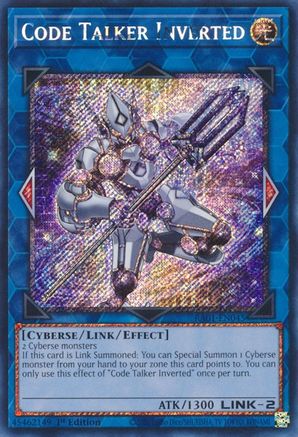 Code Talker Inverted (Platinum Secret Rare) (RA01-EN045) - 25th Anniversary Rarity Collection 1st Edition - Premium Yugioh Single from Konami - Just $0.26! Shop now at Game Crave Tournament Store