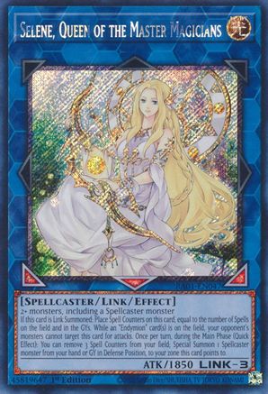 Selene, Queen of the Master Magicians (Platinum Secret Rare) (RA01-EN047) - 25th Anniversary Rarity Collection 1st Edition - Premium Yugioh Single from Konami - Just $1.76! Shop now at Game Crave Tournament Store