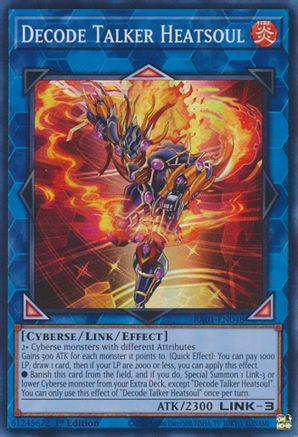 Decode Talker Heatsoul (RA01-EN048) - 25th Anniversary Rarity Collection 1st Edition - Premium Yugioh Single from Konami - Just $0.25! Shop now at Game Crave Tournament Store