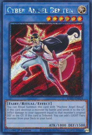 Cyber Angel Benten (Platinum Secret Rare) (RA01-EN024) - 25th Anniversary Rarity Collection 1st Edition - Premium Yugioh Single from Konami - Just $0.30! Shop now at Game Crave Tournament Store