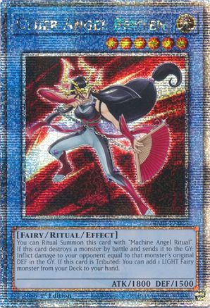 YuGiOh Trading Card Game 25th Anniversary Rarity Collection Quarter Century Secret Rare Cyber Angel Benten RA01-EN024