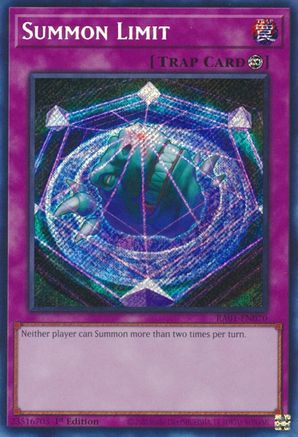 Summon Limit (Secret Rare) (RA01-EN070) - 25th Anniversary Rarity Collection 1st Edition - Premium Yugioh Single from Konami - Just $0.26! Shop now at Game Crave Tournament Store
