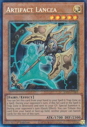 Artifact Lancea (PCR) (RA01-EN006) - 25th Anniversary Rarity Collection 1st Edition - Premium Yugioh Single from Konami - Just $4.70! Shop now at Game Crave Tournament Store