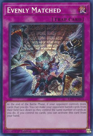 Game Crave Tournament Store - Evenly Matched (Secret Rare) (RA01-EN074)